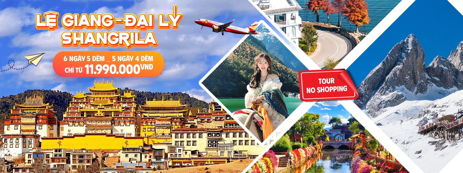 Tour Lệ Giang - Đại Lý - Shangrila