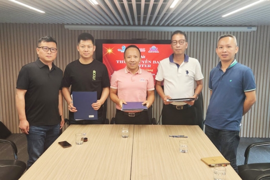 Lễ ký kết hợp tác liên minh Chặng bay Charter Cát Bi - Lệ Giang