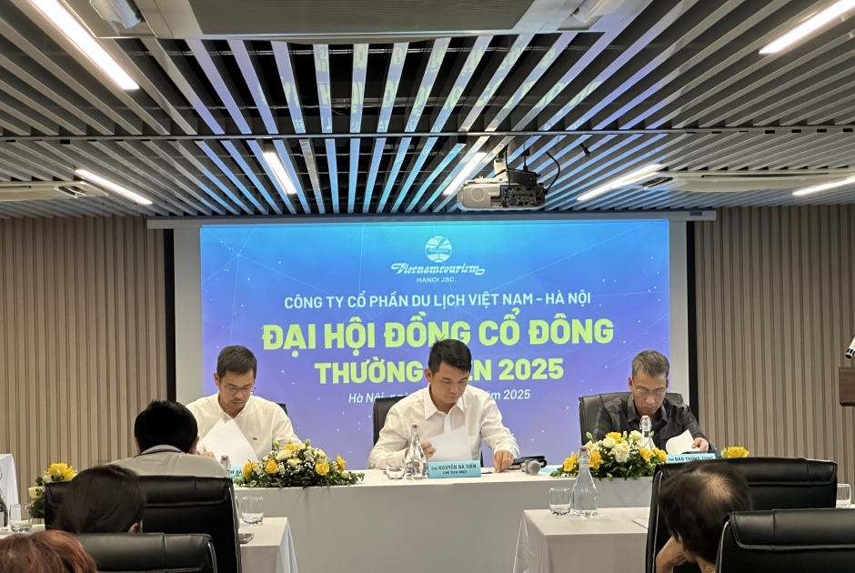 Đại hội cổ đông thường niên năm 2025 của Công ty cổ phần Du lịch Việt Nam-Hà Nội   