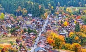 Ghé thăm ngôi làng cổ tích Shirakawago ở Nhật Bản