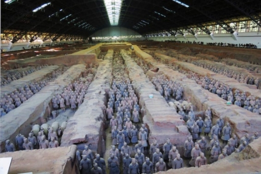 Khám phá địa danh văn hóa của Tây An -  Đội quân đất nung Tần Thủy Hoàng 