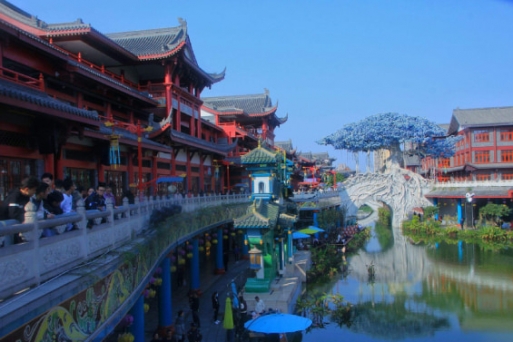 Phố Mi Sơn Thủy - cảnh quan không nên bỏ lỡ khi đến Thành Đô