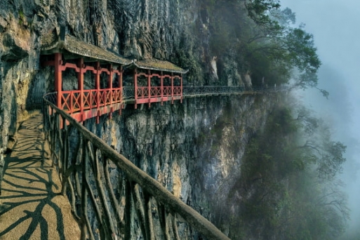 Trải nghiệm Quỷ Cốc Sạn Đạo - Điểm đến kinh dị ở Trương Gia Giới