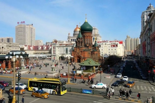 Quảng trường Sofia - cảnh quan văn hóa độc đáo của Cáp Nhĩ Tân