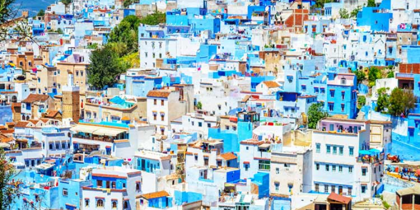 thành phố xanh chefchaoun