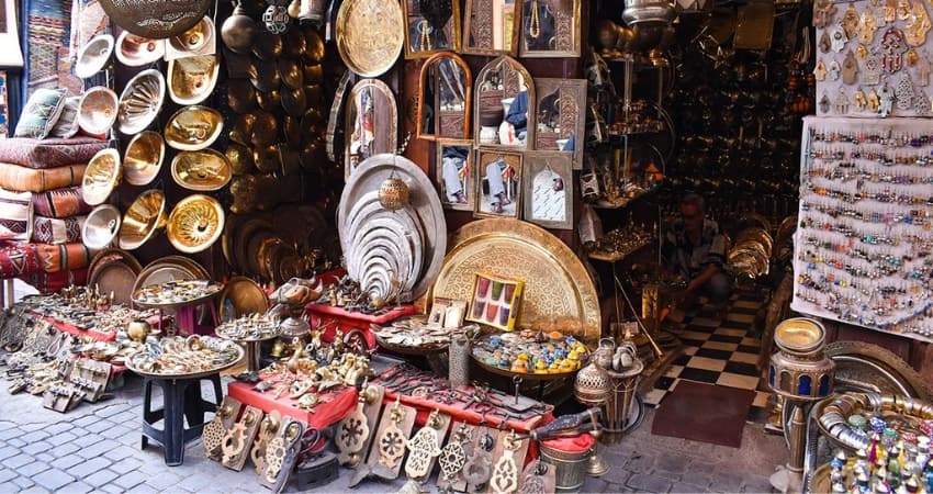 mua sắm ở Maroc