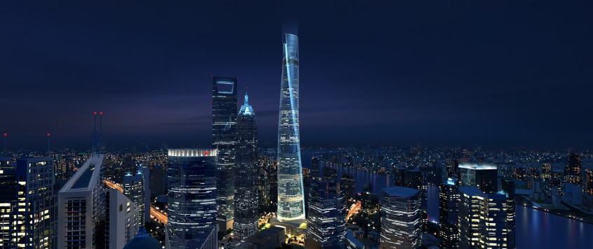 Tháp Thượng Hải là tòa nhà cao thứ 3 thế giới