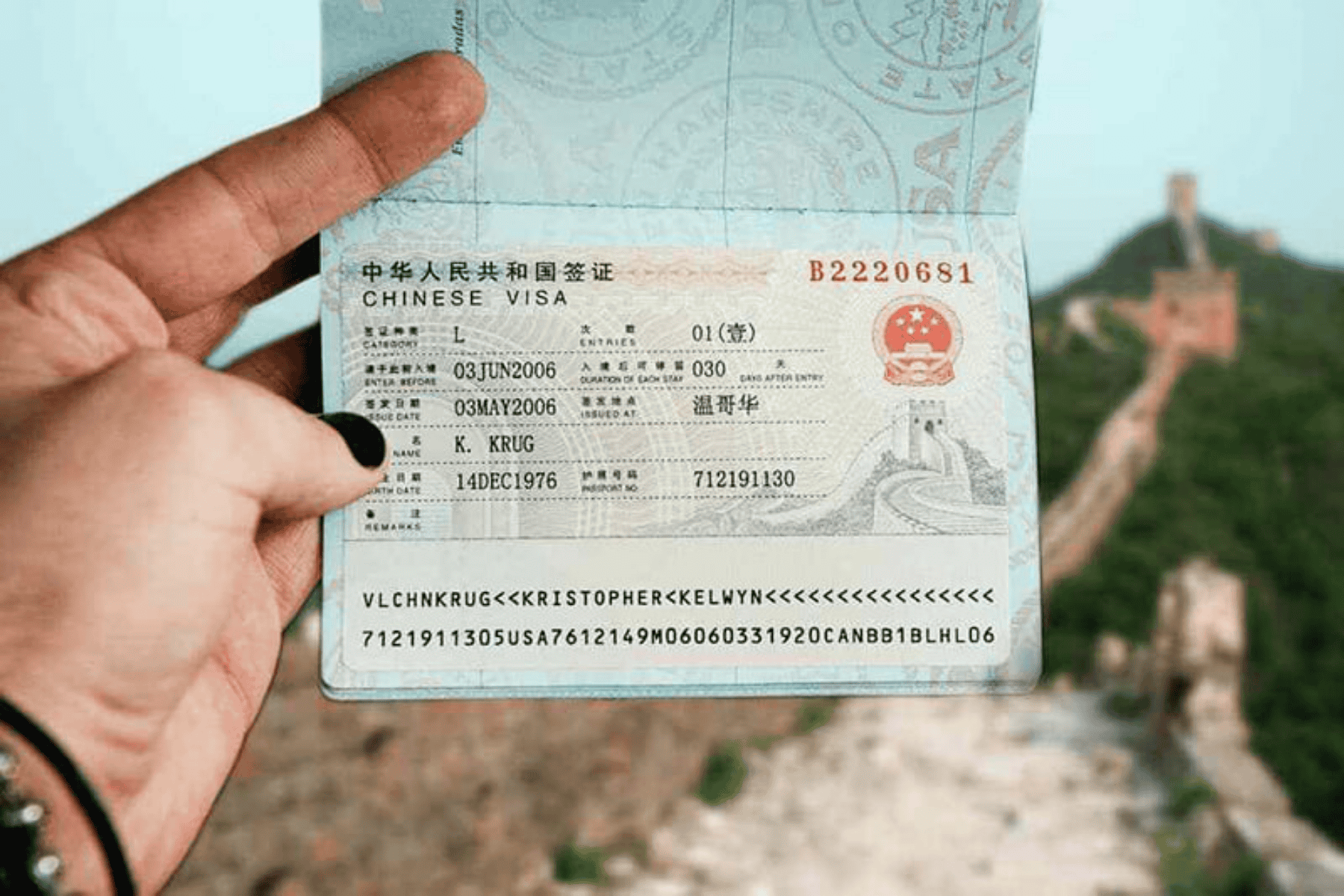 Visa Du Lịch Trung Quốc