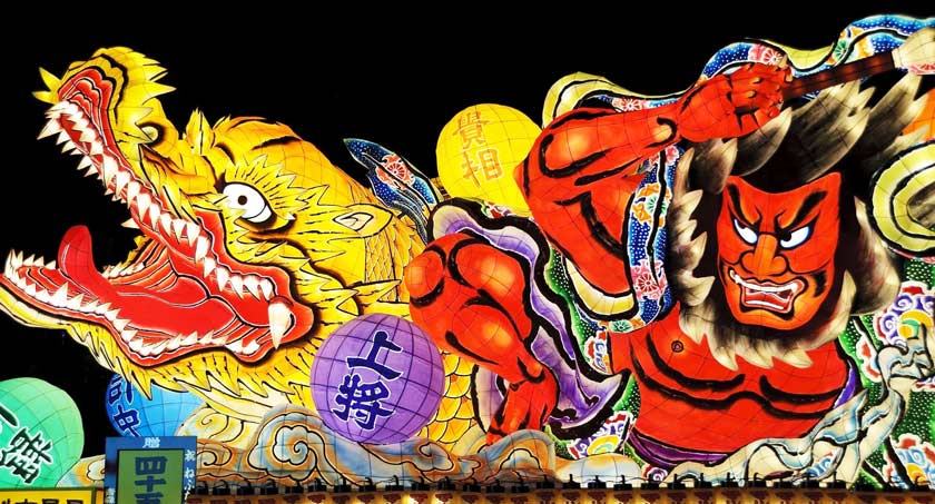 lễ hội aomori nebuta ở nhật bản