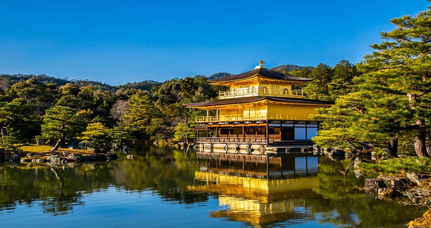 ngôi đền dát vàng Kinkaku-ji
