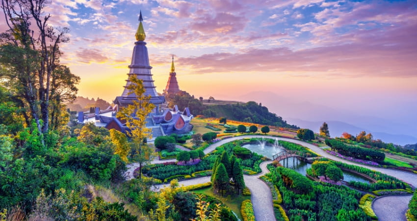xứ sở chùa Vàng Thái Lan