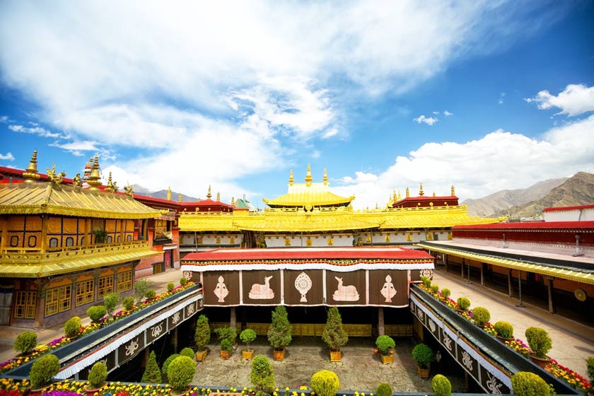 chùa jokhang ở tây tạng